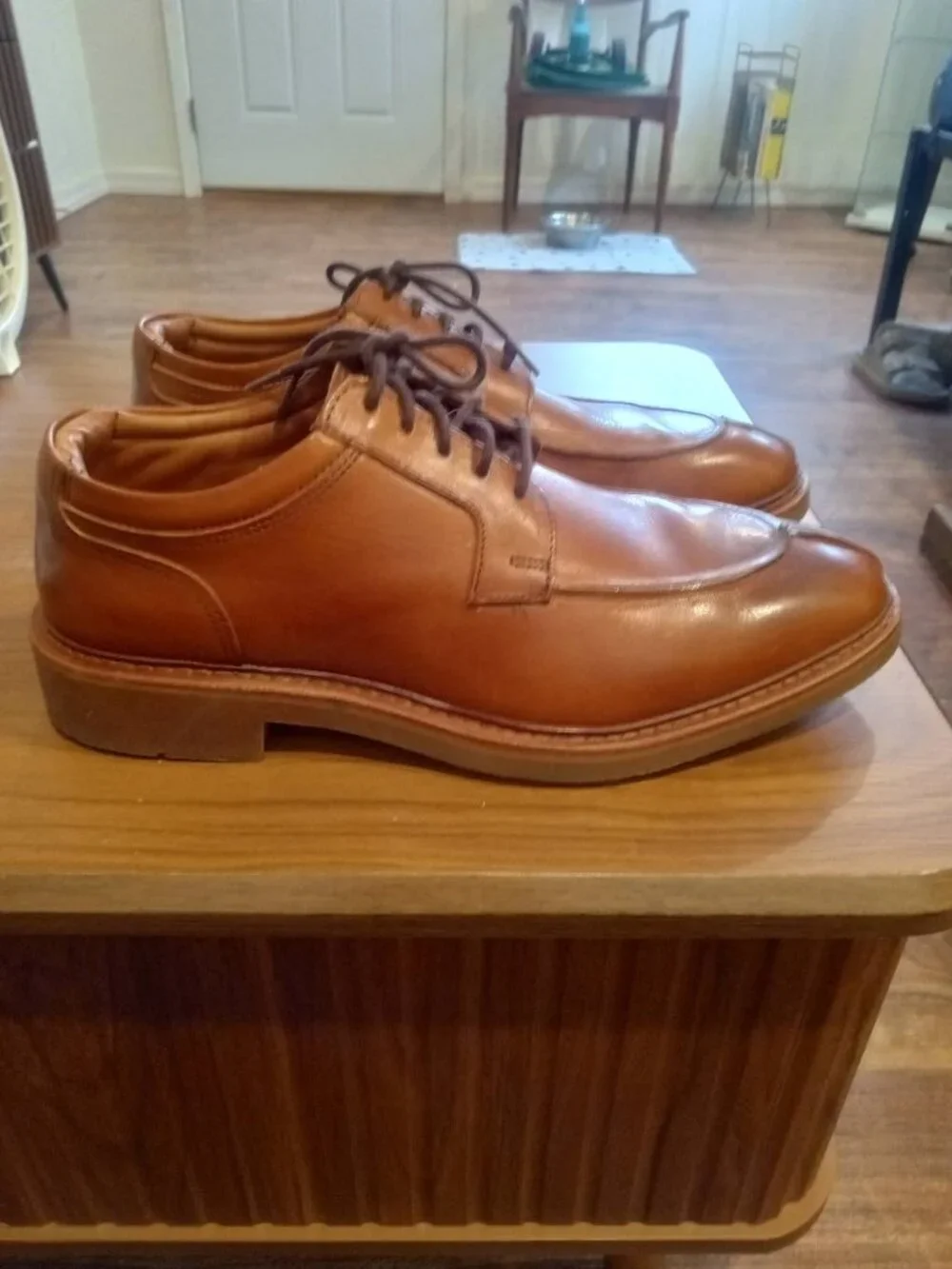 Allen Edmonds Denali Derby Brown Leather Men’s Shoes Size 8.5 D 5876